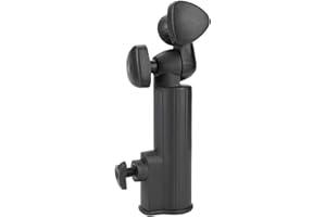 Alupre Golf Push Trolley Umbrella Holder Adjustable Angle Plastic Stand Pull for Bike Stroller Fishing Beach Chair Wheelchair Black Universal