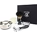 DOUBLE EDGE SAFETY RAZOR SHAVING SET Badger Hair Shaving Brush 4 MEN GIFT SET double edge razor kit