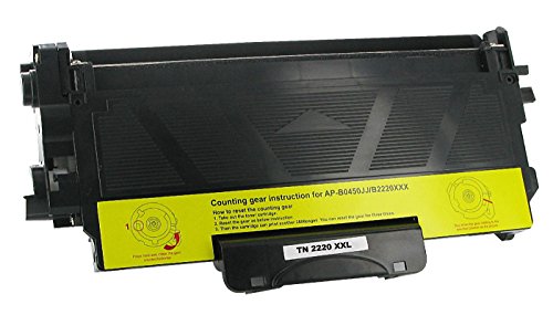 Toner (10.400 S) kompatibel für Brother TN-2220 XXXL / TN-2010 XXXL black für Brother DCP-7065 DN MFC-7860 DN DW - 2