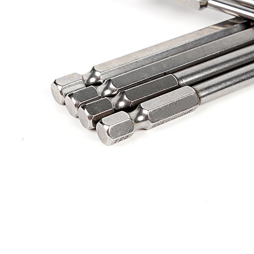 8 150 mm t9-t40 Länge Magnetic Torx-Schraubendreher-Bits 1/10,2 cm Sechskantschaft S2-Stahl Elektrische screwdrier Werkzeug - 4