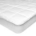Produktbild Feluna Mikrofaser Matratzen-Topper gepolsterter Matratzen-Auflage - Matratzenschoner Unterbett Microfaser-Polyester-Schoner mit Soft-Touch; 200 x 200 cm