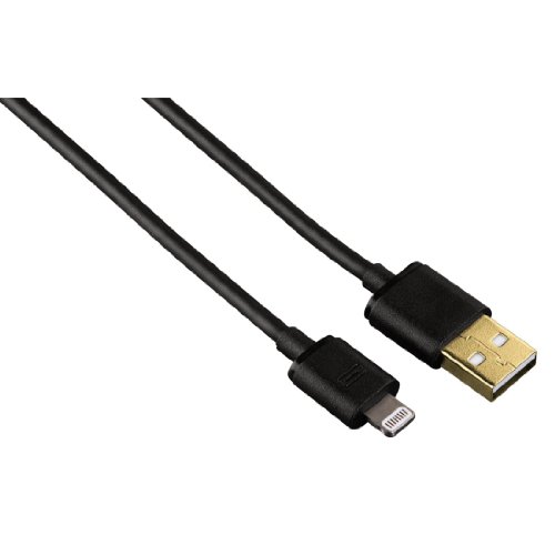 Hama Lightning Lade/Sync Kabel für Apple iPad (1,5m) schwarz