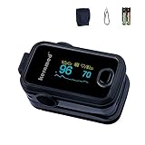 Kernmed OLED Finger Pulsoximeter A310 schwarz + Alarm + Pulston Oxymeter