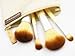 Ecloud Shop® 4Pcs Natural Bamboo Handle Cosmetics Powder Blush Makeup Brush Set Tool