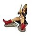 Produktbild Sexy Busty Feuerwehrmann Babe halten Fire Schlauch rot Stiefel Erotic Statue