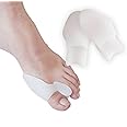 PEDIMEND Bunion Pain Relief Toe Separator (8PCS) Bunion Corrector Protective Pads - Big Toe Straightener - Prevent Hallux Valgus & Hammer Toe - UNISEX - Foot Care (4)