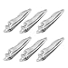 FOREVER YUNG Slanted Tip Metal Manicure Tool Pedicure Nail Clipper Cutter 6 Pcs