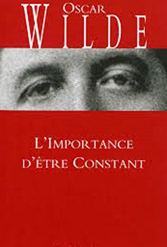 Livres Couvertures de L’Importance d’être constant