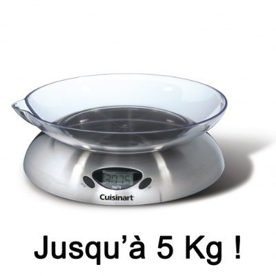 Preisvergleich Produktbild Cuisinart SCA5CE - Küchenwaage schnurlos - gebürsteter rostfreier Edelstahl, SCA5CE
