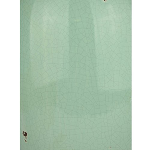 Hochwertige moderne Used Look Vase Rost Keramik Krug in Mintgrün / Unikat / 33 x 21 x 21 cm - 3