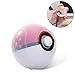 Produktbild Haobuy SchutzHülle für Poke Ball Plus,Transparente Silikone Case Hülle für Nintendo Switch Pokémon - Let's Go Pikachu Eevee Spiel (Clear Weiß)