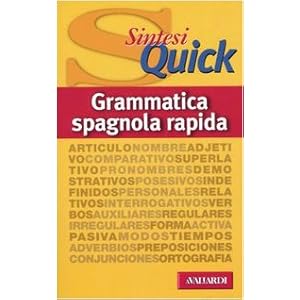 Grammatica spagnola rapida