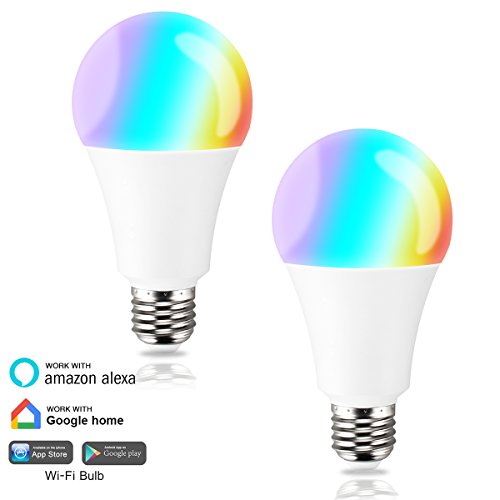 Angebot Gibssi Wlan Wi Fi 1er 2er Pack Led Lampen E27 7w Dimmbar Smart Gluhbirne Fur Amazon Alexa Echo Dot Look Tap Show Google Home Fernbedienung Via Handy App Fur Nur 28 99 Statt Bisher 36 99 Auf Amazon