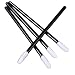 Sanwood 50Pcs Disposable Lip Brush Lipstick Applicator Makeup Tool (Black)