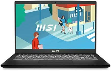 msi Modern 15 B13M-448IT, Notebook 15.6" FHD 60Hz, Intel i5-1335U, Inter Iris Xe, RAM 8GB DDR4 3200MHz, 512GB SSDPCIe 3, WiFi 6, Win 11 Home, Layout e Garanzia ITA, Nero