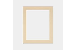 PROCUT GLOBAL LTD Procut Global 20x16 Ivory Picture Mounts to Fit 16x12 Photo Frames- Photo Mounts for Frames - Stylish & Durable Mount Board Card for Home Decor