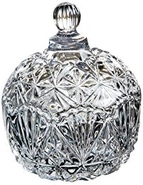 Seasoning Tank, 10.5 * 12.5cm, Diamond Sugar Cylinders Crystal Glass Sugar Cans Storage Tank Decoration Tanks Transparent Candy Tank Supplies