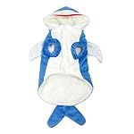 Mangostyle-Costume-Vestito-Abito-SQUALO-per-Cane-Gatto-Pettorina-Cucciolo-Guinzaglio-Imbracatura-Petto-Morbida-Regolabile-Confortevole-Durevole-Cablaggio-Carino-Interessante