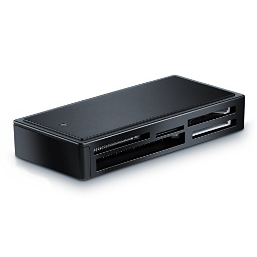 CSL – USB 3.0 Multi Cardreader / Multi-Kartenlesegerät | Super Speed Kartenleser extern | max. 5Gbit/s | parallele Auslesung von mehreren Speicherkarten | Plug & Play | MAC & PC | XD-memory # MS/MS PRO Duo # microSD # microSDHC # microSDXC # SD # SDHC # SDXC # CF # SD/ MicroSD Class 10/ UHS-1 | Power-LED | schwarz - 2
