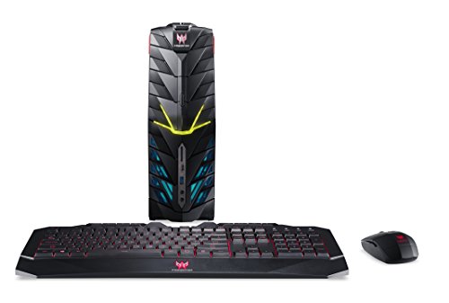 Acer Predator G1 (G1-710) Gaming Desktop PC (Intel Core i7-6700, 16 GB RAM, 2.000 GB HDD + 128 GB SSD, NVIDIA GeForce, GTX 1070 8GB (GDDR5 VRAM), DVD SM, Win 10 Home) schwarz - 8