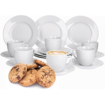 Van Well Kombiservice Atrium 124tlg. weiß Porzellan für 12
