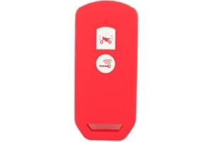 BROVACS Silikonowa osłona osłona etui pokrowiec skóra kurtka kompatybilna z HONDA 2 przyciskami zdalny klucz Fob CV2213 czerwony