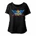 Price comparison product image Aerosmith American Rock Band Group Logo Ladies Dolman Slouchy T-Shirt Tee