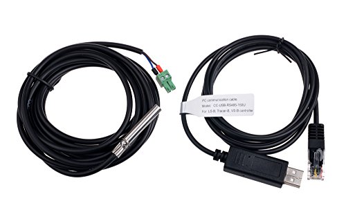Battery Temperature Sensor and Monitoring adapter RS485 to USB fit for Tracer MPPT