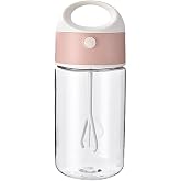 380 ml Protein Shaker, Blender Pilli, Taşınabilir Mikser Bardağı, (pembe)