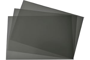 RENIAN Polarized Film Sheets 3 PCS 8.2x5.9in/ 21x15cm Polarizer Linear Polarizing Filter Non-Adhesive for Educational Physics Photography Lighting