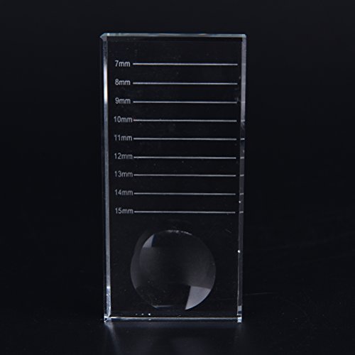 1 Pcs Eyelash Extension Stand Glass Pad Lash Tray Holder Glue Cup Tool by HONGTIAN