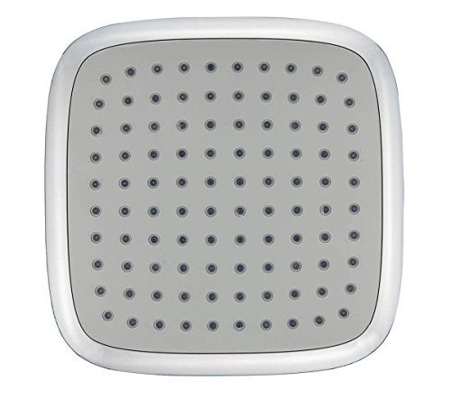Duschkopf eckig 200 x 200 mm Kopfbrause mit 100 Düsen Brausekopf mit Kugelgelenk – TMPOS4KP - 2