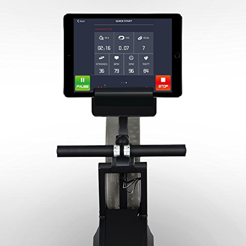 VERGLEICHSSIEGER Rudergeräte Sportstech RSX500* RSX600 mit Smartphone steuerbar – Fitness App – 16 Programme – Magnetwiderstand bzw Luft & Magnetwiderstand – Wettkampfmodus – Pulsgurt kom. – klappbar - 3