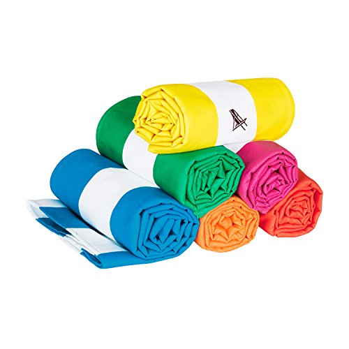 Mikrofaser Handtücher – Strand & Reisehandtuch – Schnelltrocknend, leicht, ultra saugfähig (Groß XL 200x90cm, L 160×80, Rund 190cm) Strandhandtuch, Yoga, Badetuch, Saunatücher, Sportshandtuch - 3