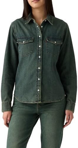Levi's Camicia da Donna Iconic Western, Verdant Ventures Top, M