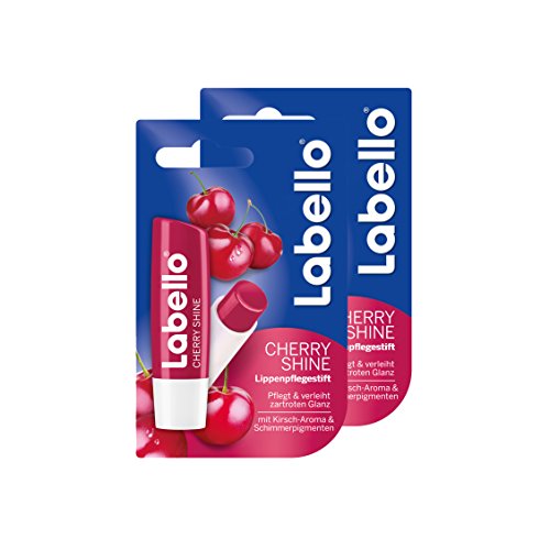 Labello Lippenpflege Fruity Shine Cherry, 2er Pack (2 Stück) - 4