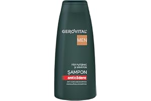 Schampo mot Håravfall med Procapil & Apigenin – Stoppar och Förebygger Håravfall, Stärkande Effekt, 400 ml – Gerovital Men