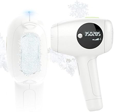 ZENGAI Painless Whole Body Hair Removal Device (Real Time Digital Display) Ice Sense Repair Photon Private Parts Care Intelligent Detection Beauty Machine ( Color : A007# )