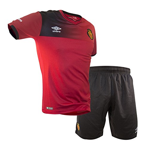 Umbro RCD Mallorca Home Conjunto de Camiseta y pantalón, Hombre, Rojo, 4-5 años