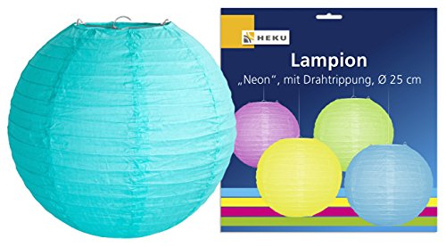 HEKU 30008-03, 9-teiliges Party-Dekorationsset, Türkis - 5