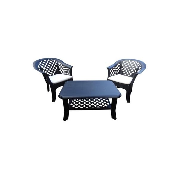 Companion 3 Seater Conversation Dining Sets with Cushions - Image 3