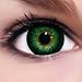 Produktbild Linsenfinder Lenzera Circle Lenses grüne 'Barbie Green' ohne und mit Stärke + Kombilösung + Behälter 15mm Big Eyes farbige Kontaktlinsen