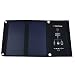 Produktbild Solar Ladegerät 15W 5V 2-Port USB Für Handy, iPhone 6/6 Plus, Ipad Air 2 / Mini 3, Galaxy S6 / S6 Rand Und Mehr,Black