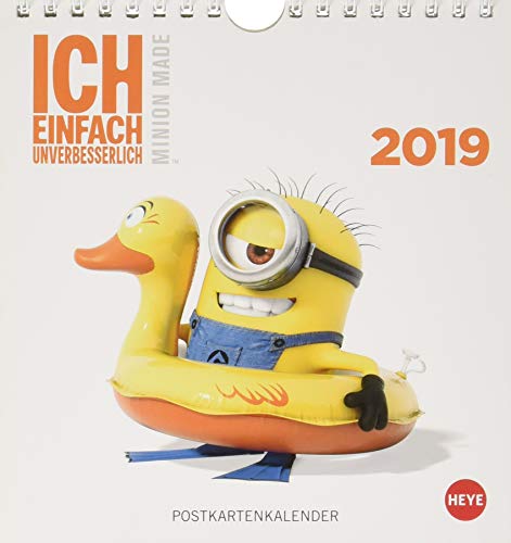 Preisvergleich Produktbild Minions Postkartenkalender - Kalender 2019
