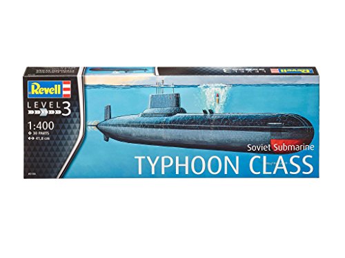 Revell 05318 - Modellino Sottomarino Soviet Typhoon Class, Scala 1:400