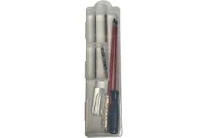 ECOMMUR Kit de Limpieza para Armas de perdigones | Juego de Baquetas para Pistolas, carabinas y escopetas de Aire comprimido y balines Calibre 4,5mm / 5,5mm