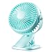 Produktbild SXXDERTY USB-Mini-Tisch- / Tischventilator 3 in 1 Leiser, tragbarer Kühlclip auf Lüfter 2 Geschwindigkeit 360 Einstellbar für Kinderwagen Home Office Outdoor