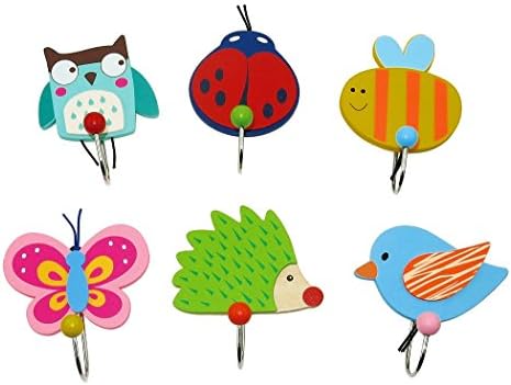 Teddys RothenburgInware Sommermotive Laundry Hooks Set of 6 - Variegated