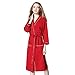 Produktbild Damen Nachthemd,Oliviavan Frauen Pyjamas Einfach Europäischer Stil Winter verlängert Coralline Plüsch Schal Bademantel Langarm Robe Mantel