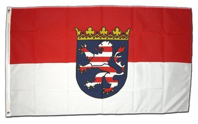 Flagge Deutschland Hessen - 60 x 90 cm
